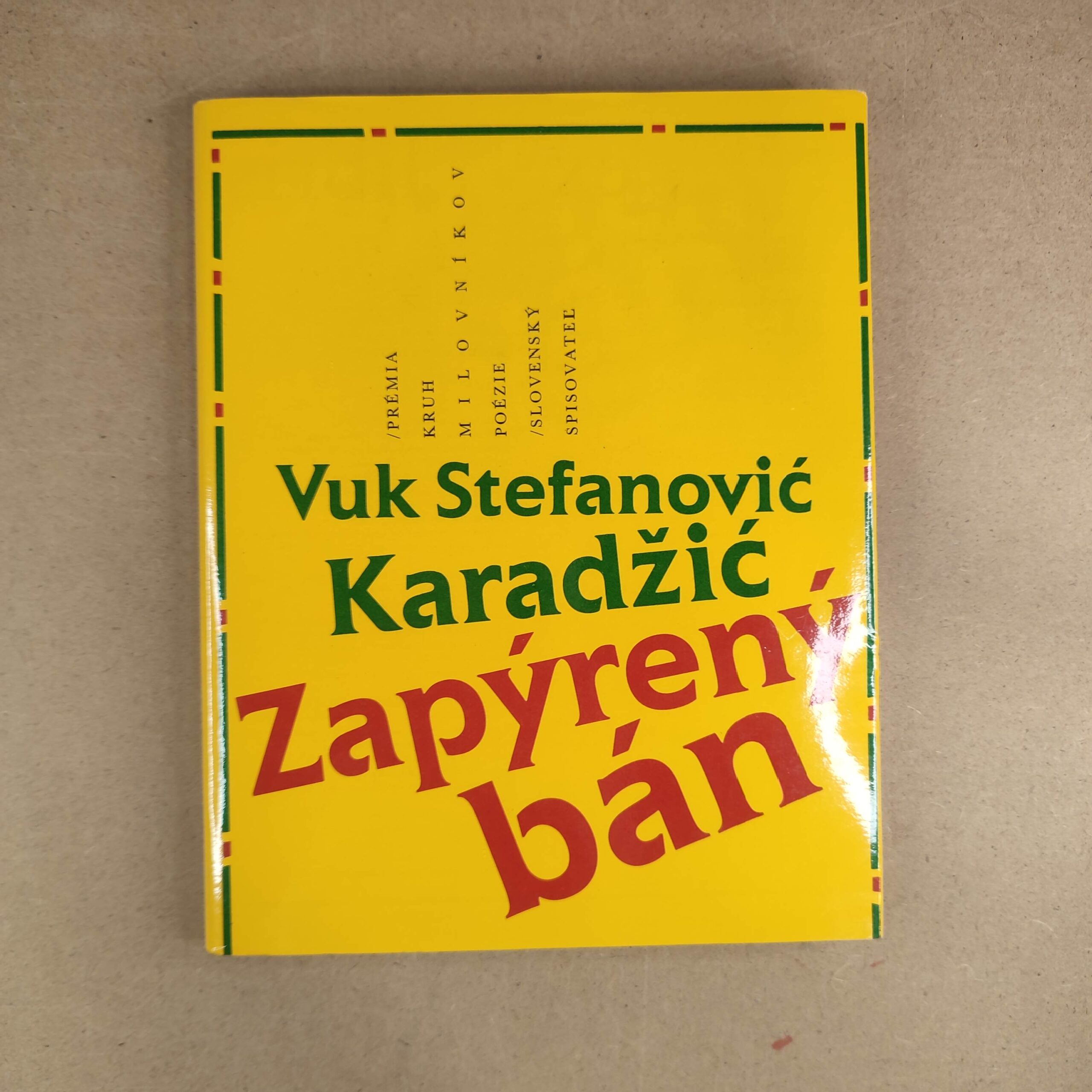 Zapýrený bán - Vuk Stefanovič Karadžič