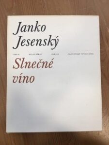 Slnečné víno - Janko Jesenský