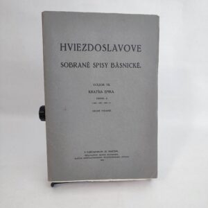 Hviezdoslavove sobrané spisy Básnické VII. - Pavol Országh Hviezdoslav