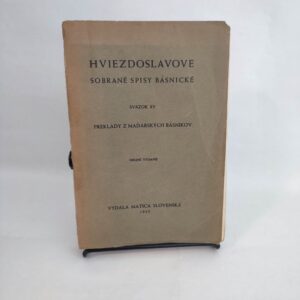 Hviezdoslavove sobrané spisy básnické XV. - Pavol Országh Hviezdoslav